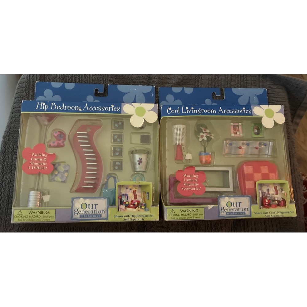 BATTAT Our Generation Doll Hip Bedroom Cool Living Room Accessories - NEW-2001